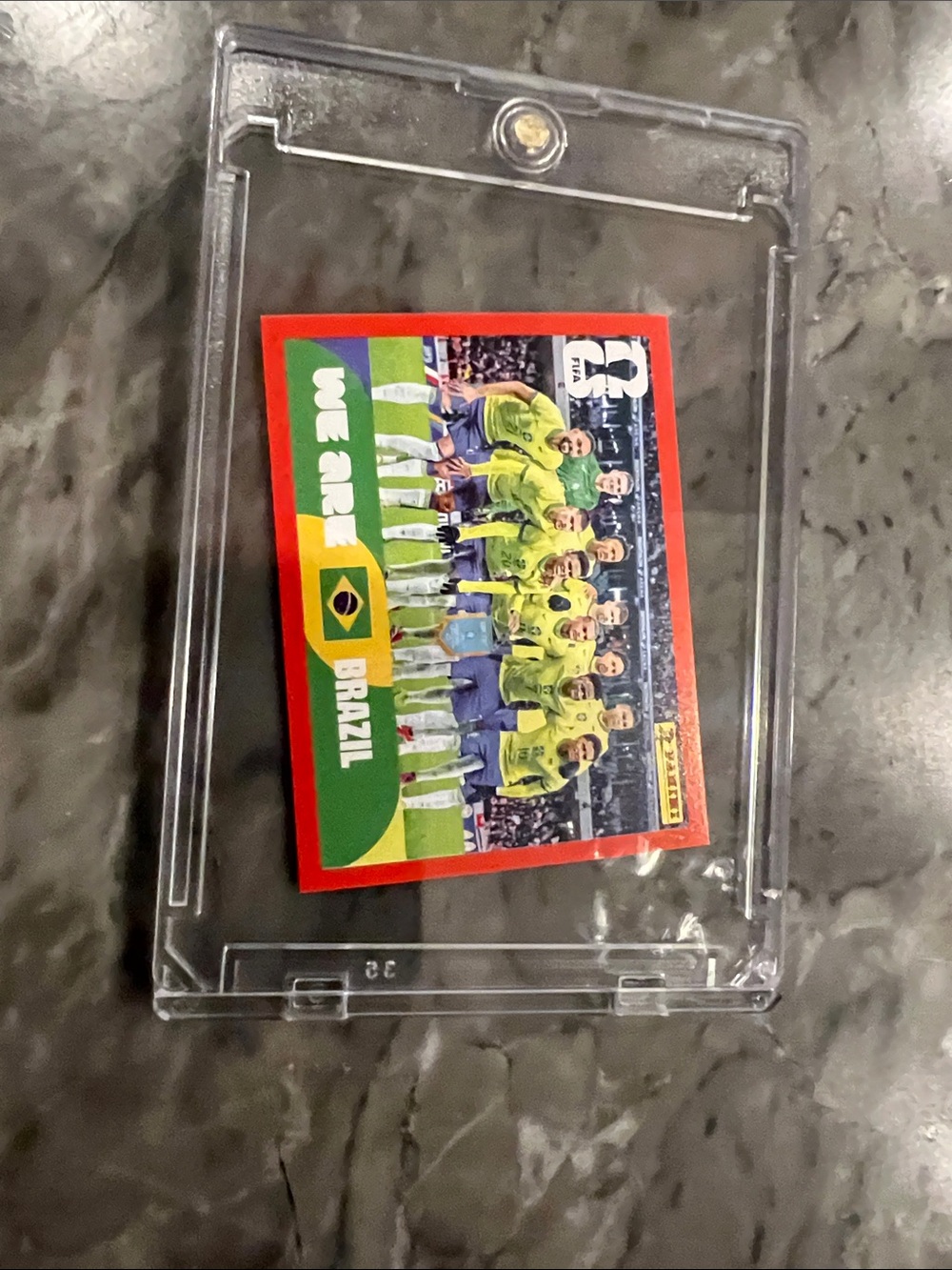 FIFA World Cup 2026 Panini Sticker Team Brazil Red Border - BRA 13